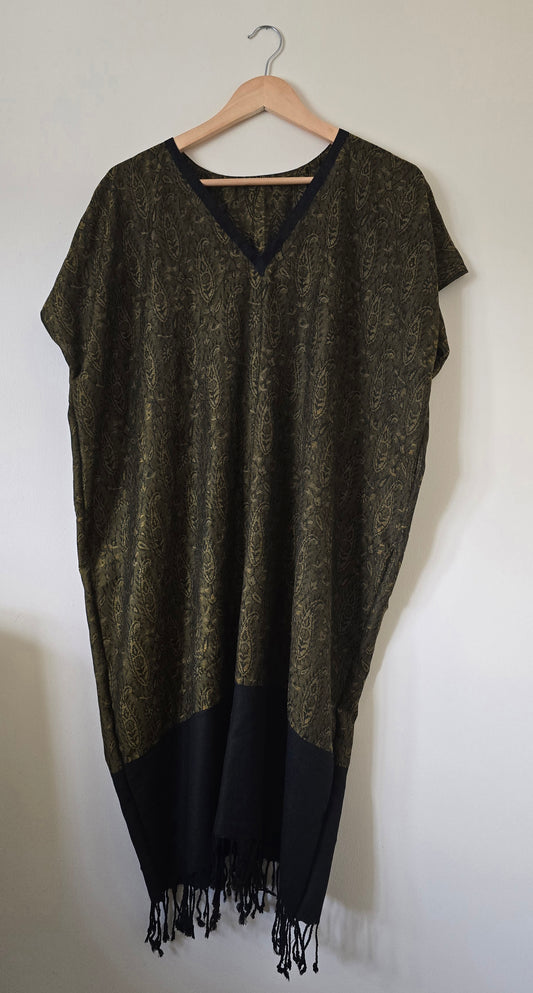 Moon Child Tunic Top in Forager Green