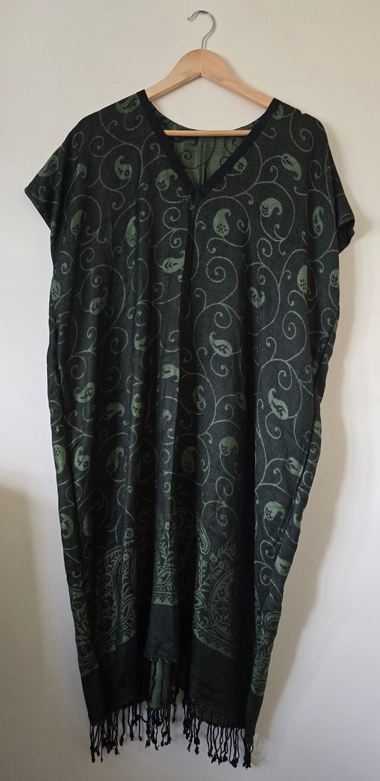 Moon Child Tunic Top in Dark Forest Filigree