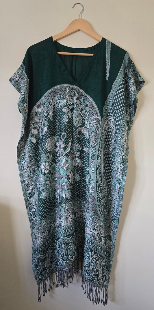 Moon Child Tunic Top in  Esmerald & Filigree