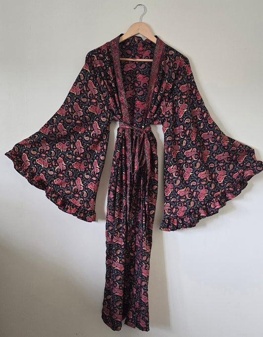 Piece of My Heart Silk Kimono