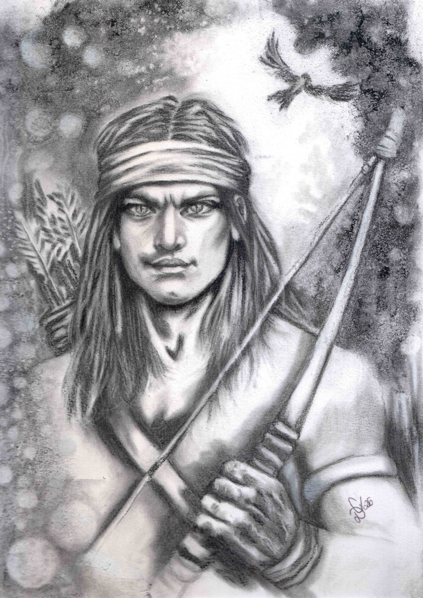 The Hunter of a single arrow